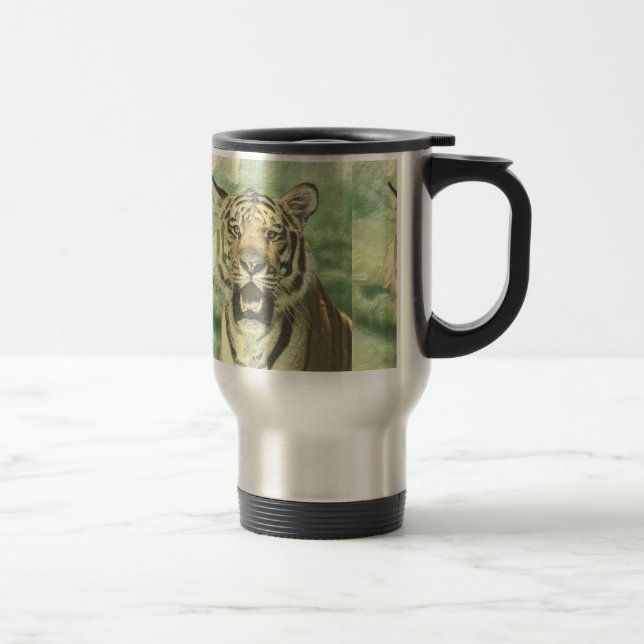 metal tiger travel mug (Right)