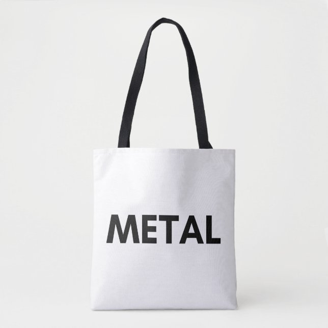 metal tote bag (Front)