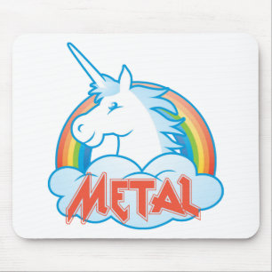 metal-unicorn mouse mat