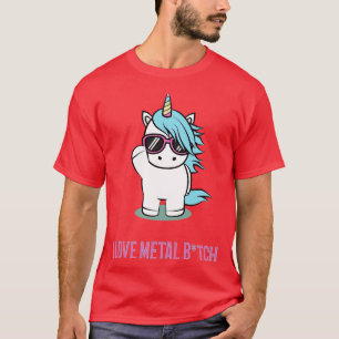 Metal Unicorn Rock Concert Festival Gift T-Shirt