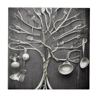 Metal Utensil Tree Tile
