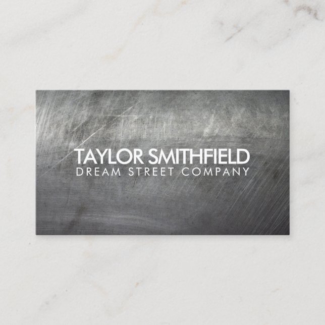 Metal Vintage Business Card (Front)