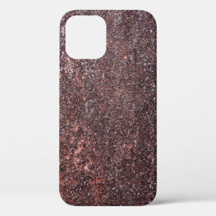 Metal vintage texture with scratches and cracksabs iPhone 12 case