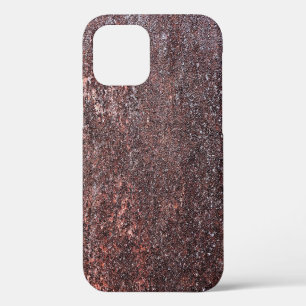 Metal vintage texture with scratches and cracksabs iPhone 12 case