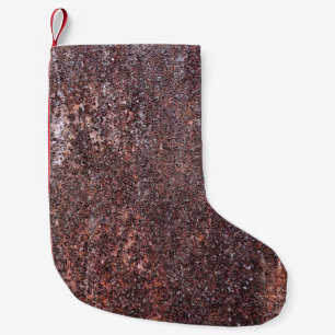 Metal vintage texture with scratches and cracksabs small christmas stocking