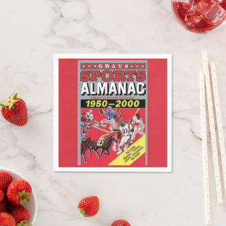 Metal Wall Art  Sports Almanac Napkin