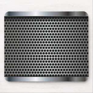 metal with holes mouse mat