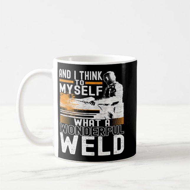 Metal Worker Steel Welding Merch Welder 3 88 Coffee Mug (Left)