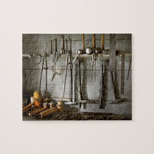 Metal Worker - Tools of a tin smith Jigsaw Puzzle (Horizontal)
