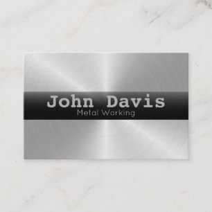 Metal Working business card