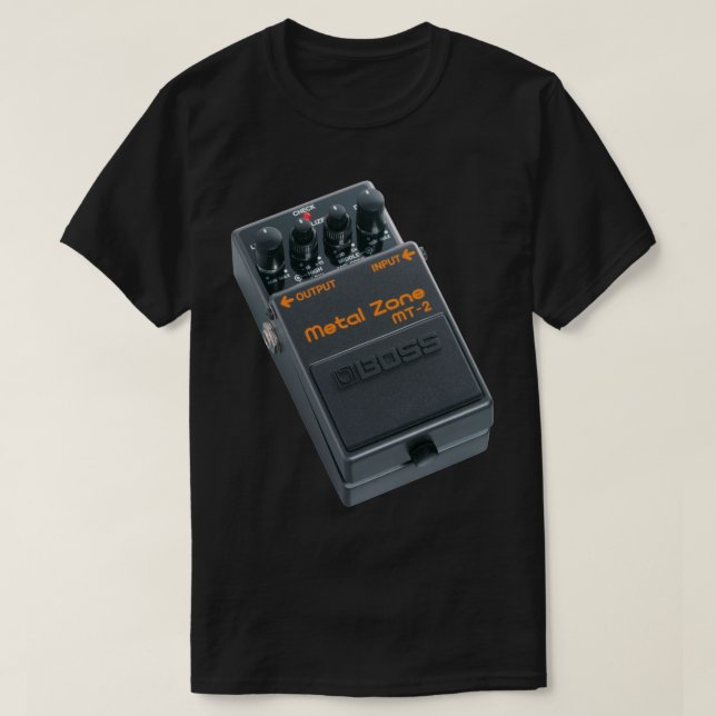 METAL ZONE GUITAR PEDAL T-Shirt (Design Front)