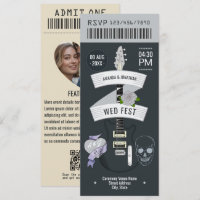 Metalhead Luxe Rock ’n’ Roll Wedding Ticket