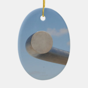 Metalic Blue Skies Ceramic Tree Decoration