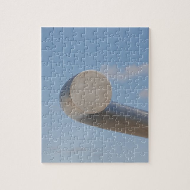 Metalic Blue Skies Jigsaw Puzzle (Vertical)