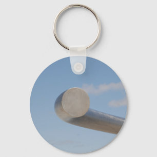 Metalic Blue Skies Key Ring