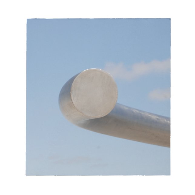 Metalic Blue Skies Notepad (Front)