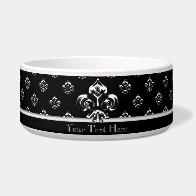 Metalic Fleur de lis (Silver) (Front)