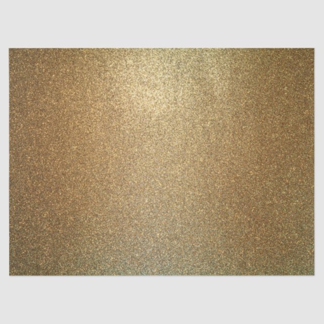 Metalic Gold Glitter 20-x30 Decoupage Tissue Paper (Front)