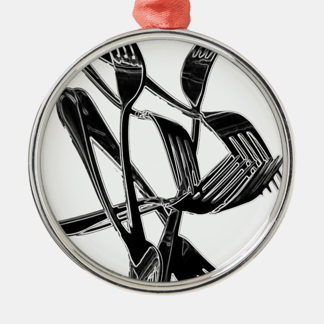 Metalic Metal Tree Decoration (Front)