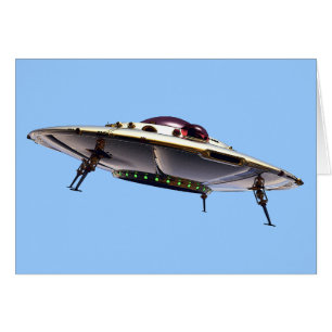 Metalic UFO Card