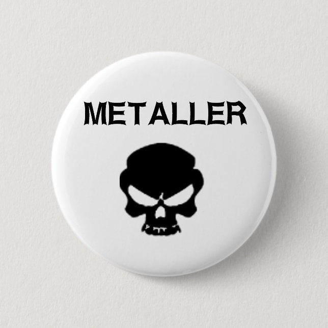Metaller 6 Cm Round Badge (Front)
