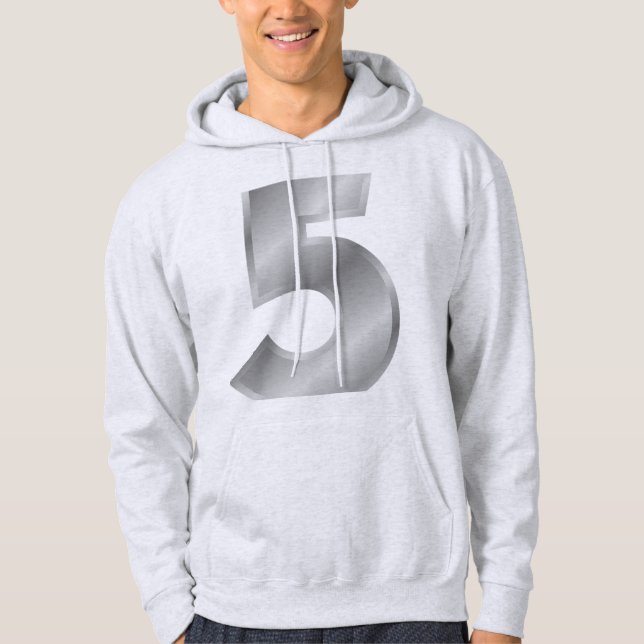 Metallic 5 hoodie (Front)