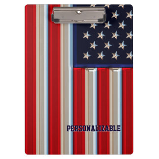 Metallic American Flag Clipboard