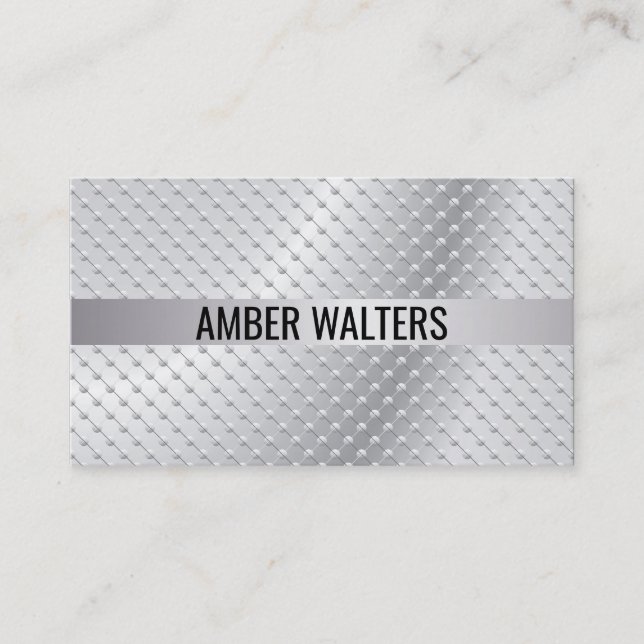 Metallic | Artistic Business Card (Front)