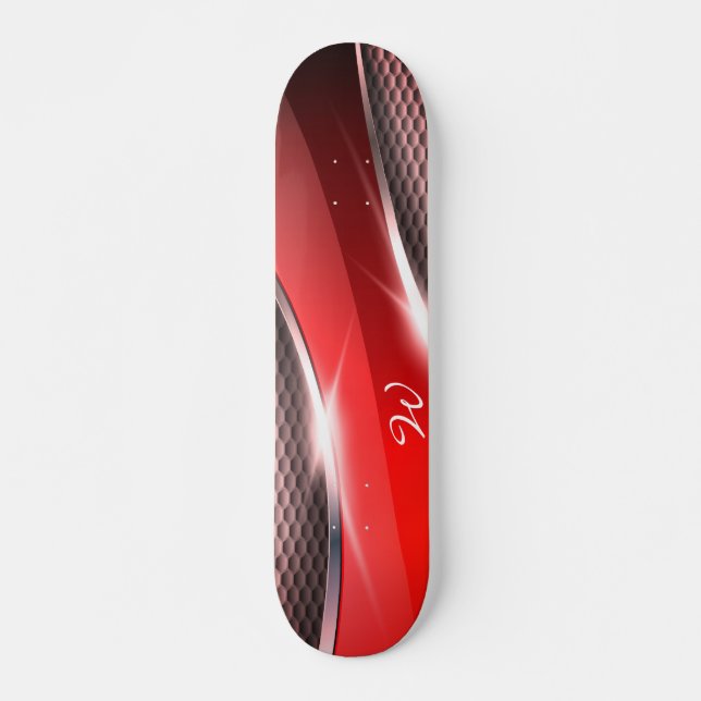 Metallic Background Art 1 Skateboard (Front)
