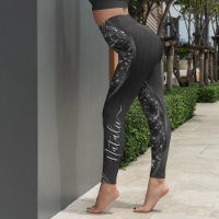  Metallic Black Glitter Personalised