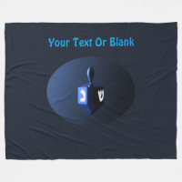 Metallic Blue Dreidel