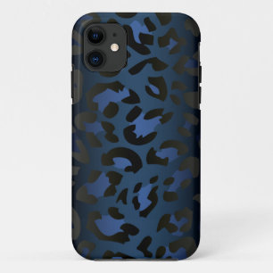 Metallic Blue Leopard Skin iPhone 5 Case