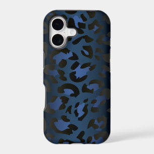 Metallic Blue Leopard Skin iPhone 5 Case