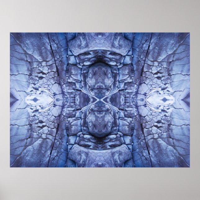 Metallic Blue Poster (Front)