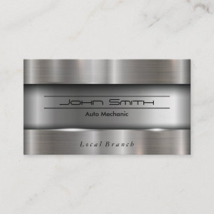 Metallic Brushed Background Business Card