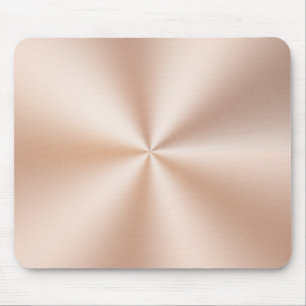 Metallic Brushed Copper Mouse Mat