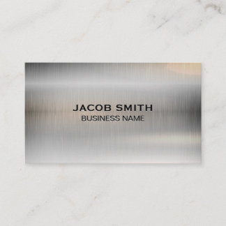 Metallic Brushed High Shine Business Card