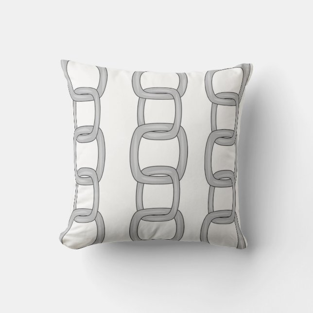 Metallic Chain Cushion (Front)