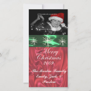 Metallic Christmas Photo Card