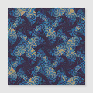 Metallic circles optical illusion, seamless patter