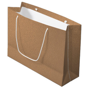 Metallic Copper-Coloured Large Gift Bag