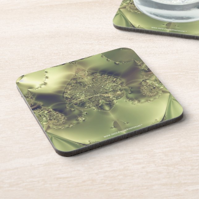 Metallic Curtain Coaster (Left Side)