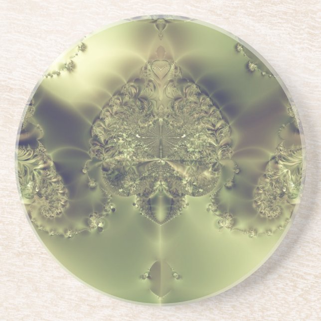 Metallic Curtain Coaster (Front)
