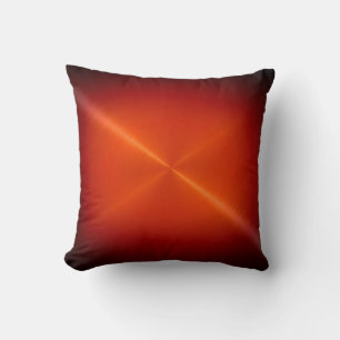 Metallic Dark Red Stainless Steel Metal Look Cushion