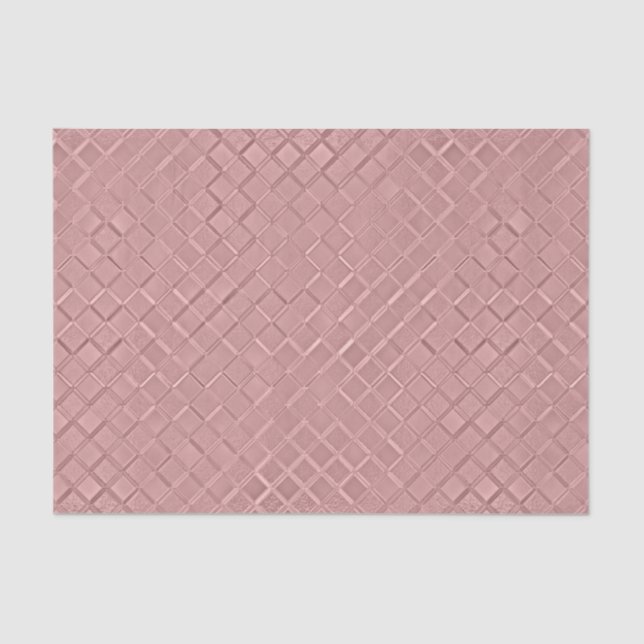 Metallic Diamond Patterns Tissue Paper (Front)