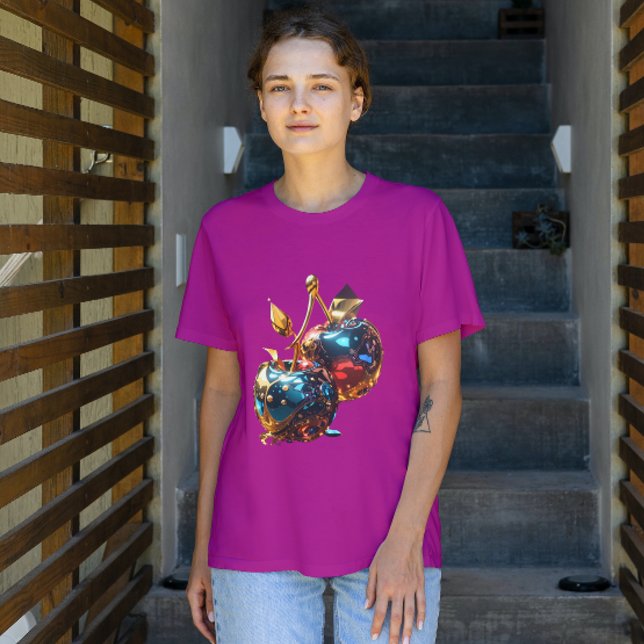 Metallic Dipped Cherries T-Shirt (Creator Uploaded)