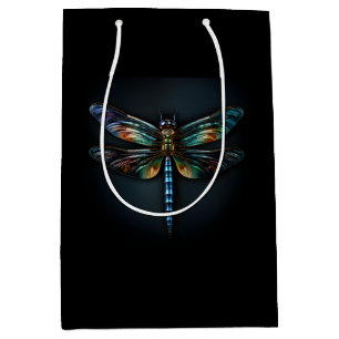 Metallic Dragonfly shirt Medium Gift Bag