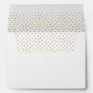 Metallic Faux Foil Joy Script Christmas Liner Envelopes