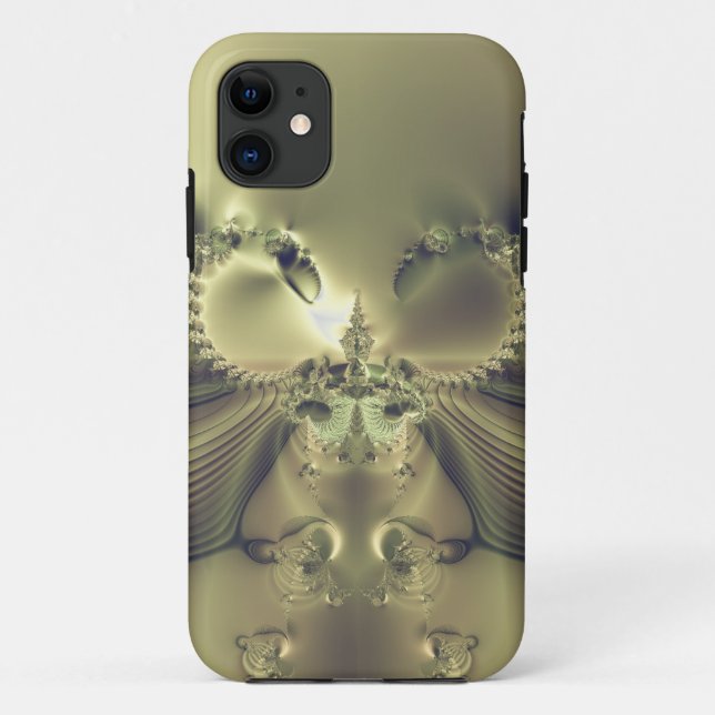 Metallic Flower Case-Mate iPhone Case (Back)