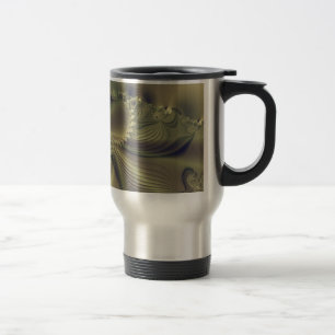 Metallic Flower Travel Mug